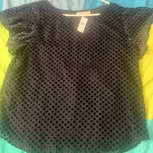 LOFT Polka Dot Blouse